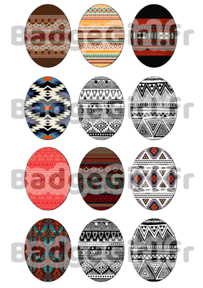 badge image digitale numerique cabochon images apache indien chaman shaman amerindien navajo zuni motif