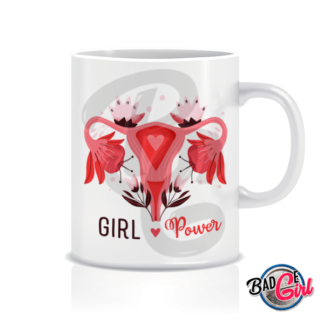 mug mugs tasse image digitale numerique cabochon personnalisé clitoris utérus girl power
