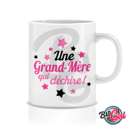 image badge bijou mug mugs café mamie grand-mère qui déchire