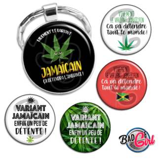 image badge vivement le variant jamaïcain humour coronavirus covid-19 covid
