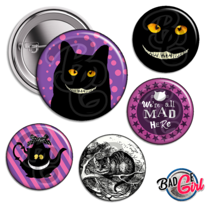 image images planche badge cabochon imprimer alice au pays des merveilles wonderland chat cat
