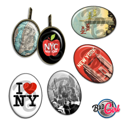 image images planche badge cabochon imprimer usa new york nyc love america