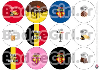 image images planche badge à imprimer belgique moule frites belge