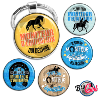 image images planche badge cabochon imprimer cheval equitation qui déchire super meilleur prof mono moniteur