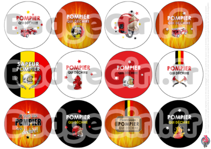 image images planche badge à imprimer pompier qui dechire belge belgique