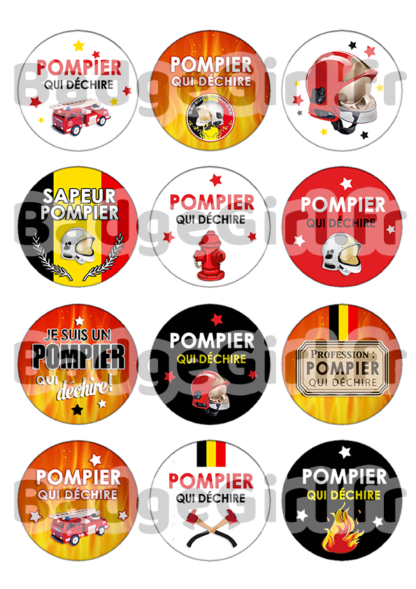 image images planche badge à imprimer pompier qui dechire belge belgique