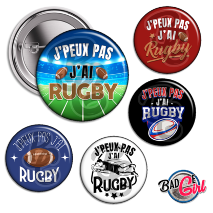 image images planche badge à imprimer rugby j'peux pas j'ai sport coupe du monde rugbyman humour sport