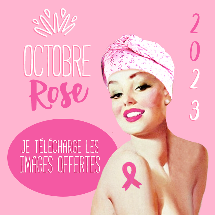 image images planche badge à imprimer octobre rose 2023 cancer du sein femme lutte don ruban coeur bonne cause
