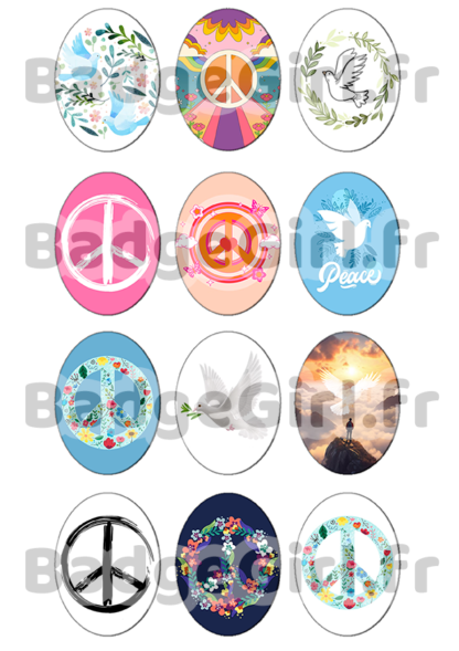 image images planche badge à imprimer peace paix colombe peace and love