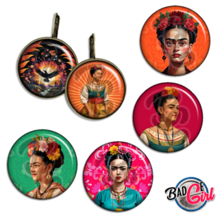 image images planche badge à imprimer frida kalo kahlo khalo feministe femme girl power