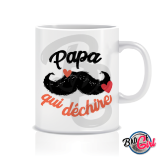 image images planche mug tasse papa qui déchire moustache