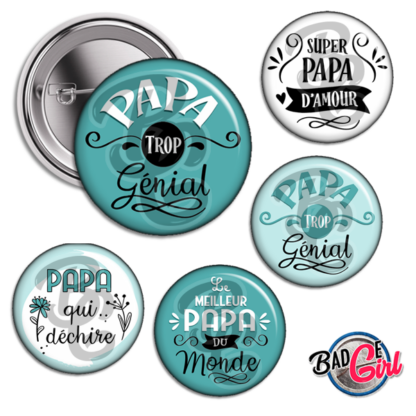 image images planche badge super papa au top meilleur génial qui déchire