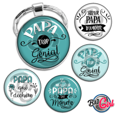 image images planche badge super papa au top meilleur génial qui déchire