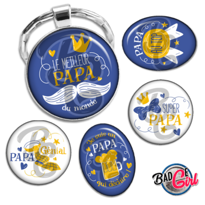 image images planche badge imprimer cabochon super papa au top meilleur génial qui déchire