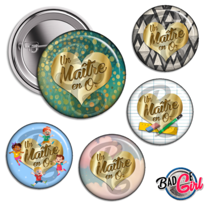 image images planche badge imprimer cabochon un maître maitre en or école merci coeur