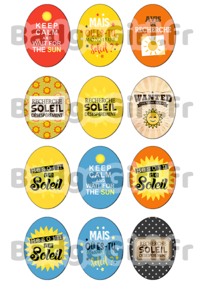 image images planche badge imprimer cabochon soleil sun humour avis de recherche besoin keep calm