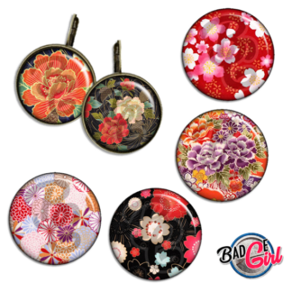 image images planche badge imprimer cabochon motif motifs japon japan japonais washi sakura fleur fleurs flowers flower