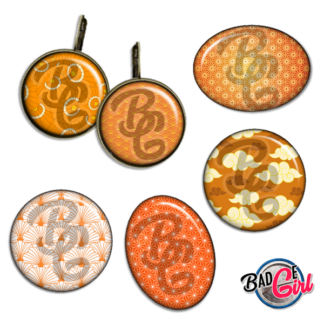 image images planche badge imprimer cabochon motif motifs japon japan japonais washi sakura orange