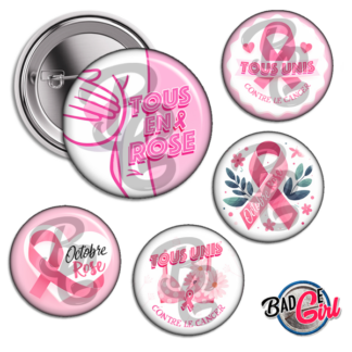 image images planche badge imprimer cabochon octobre rose cancer sein combat