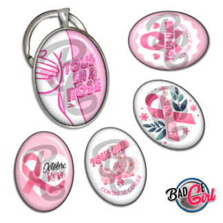 image images planche badge imprimer cabochon octobre rose cancer sein combat