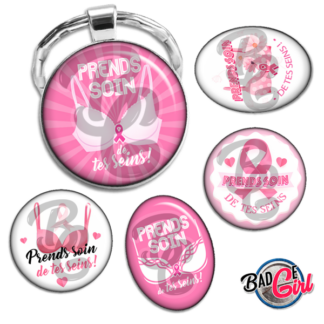 image images planche badge imprimer cabochon octobre rose cancer sein combat prends soin de tes seins