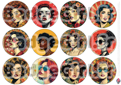 image images planche badge imprimer cabochon femme pinup woman women