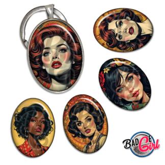 image images planche badge imprimer cabochon femme pinup woman women