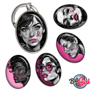 image images planche badge imprimer cabochon octobre rose cancer sein femme ruban pink rose