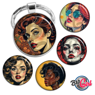 image images planche badge imprimer cabochon femme pinup woman women