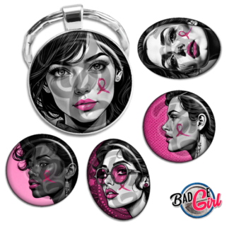 image images planche badge imprimer cabochon octobre rose cancer sein femme ruban pink rose