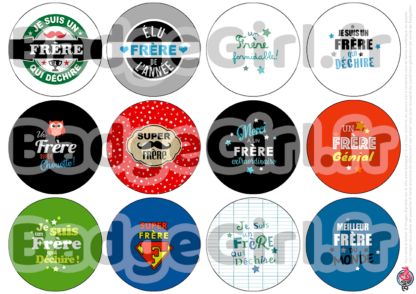 badge cabochon image imprimer gratuit frere frère superman heineken bière moustache chouette superman marvel