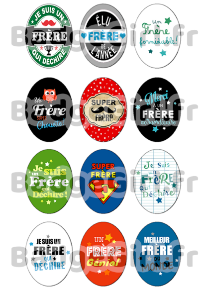 badge cabochon image imprimer gratuit frere frère superman heineken bière moustache chouette superman marvel