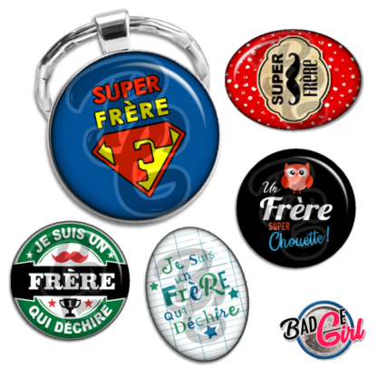 badge cabochon image imprimer gratuit frere frère superman heineken bière moustache chouette superman marvel