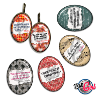 badge cabochon image imprimer gratuit citation citations proverbe mot mots amour gainsbourg barbara einstein chaplin de vinci voltaire balzac prévert hendrix yourcenar shakespeare