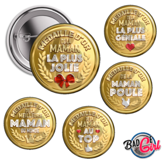 badge cabochon image imprimer gratuit maman mère mères mum mom au top médaille d'or or  au top géniale jolie la plus super poule star gentille gateau chouette qui déchire dechire meilleure patiente