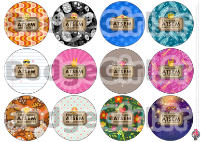 badge cabochon image imprimer gratuit atsem avs asem profession qui assure  d'enfer enfer wonde woman wonderwoman ange gardien 100% classe au top extraordinaire rock rock'n'roll qui déchire géniale génialissime  exceptionnelle  magicienne emoji smiley