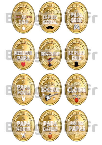 badge cabochon image imprimer gratuit papa père au top génial meilleur bricoleur rockeur poule chic geek mortel roi