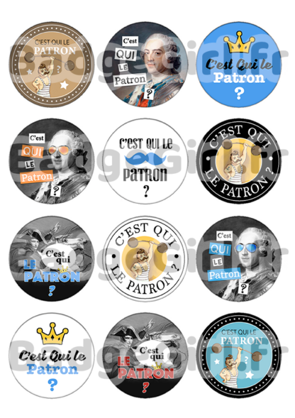 badge cabochon image imprimer gratuit patron humour napoléon napoleon